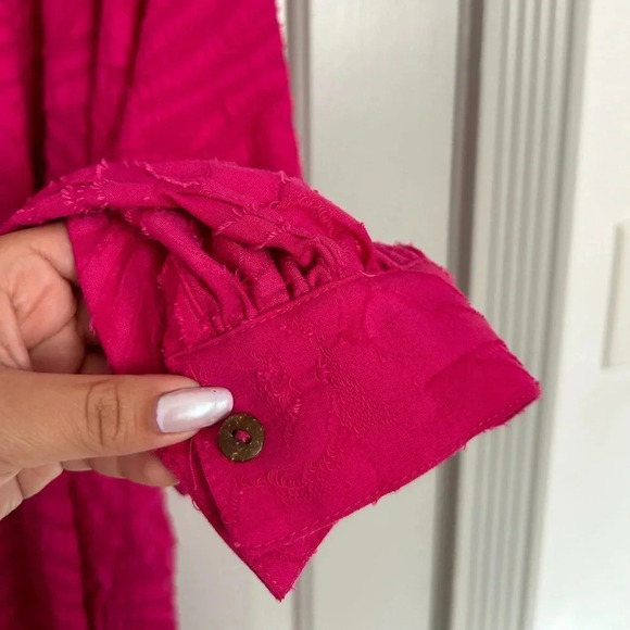 Free People Can’t Stop Dreaming Flowy Laggenlook Tunic size small relaxed fit - Picture 11 of 15